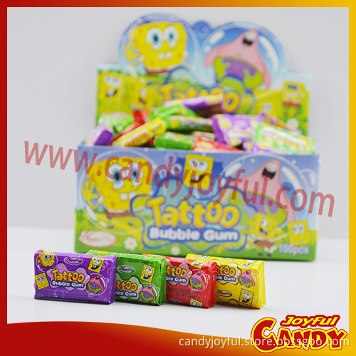 Spongebob Candy Bubble Gum with tatoo paper